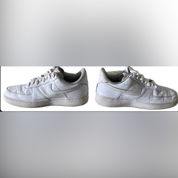 Nike Air Force 1 ‘07 Triple White Size 8 Mens Low 2022 CW2288-111 - Picture 7 of 10